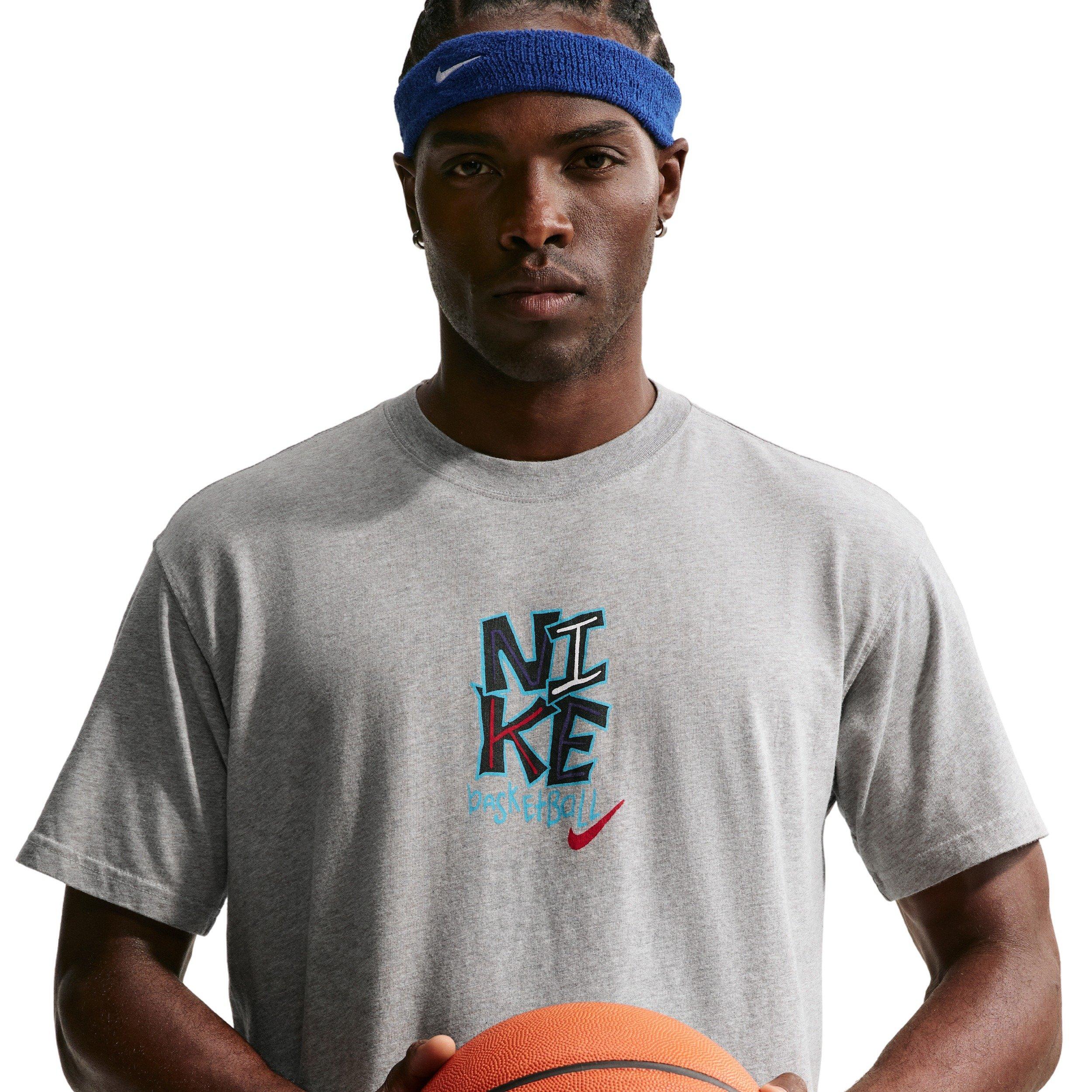 Nike Men's M90 Summit JDI Basketball T-Shirt - GREY